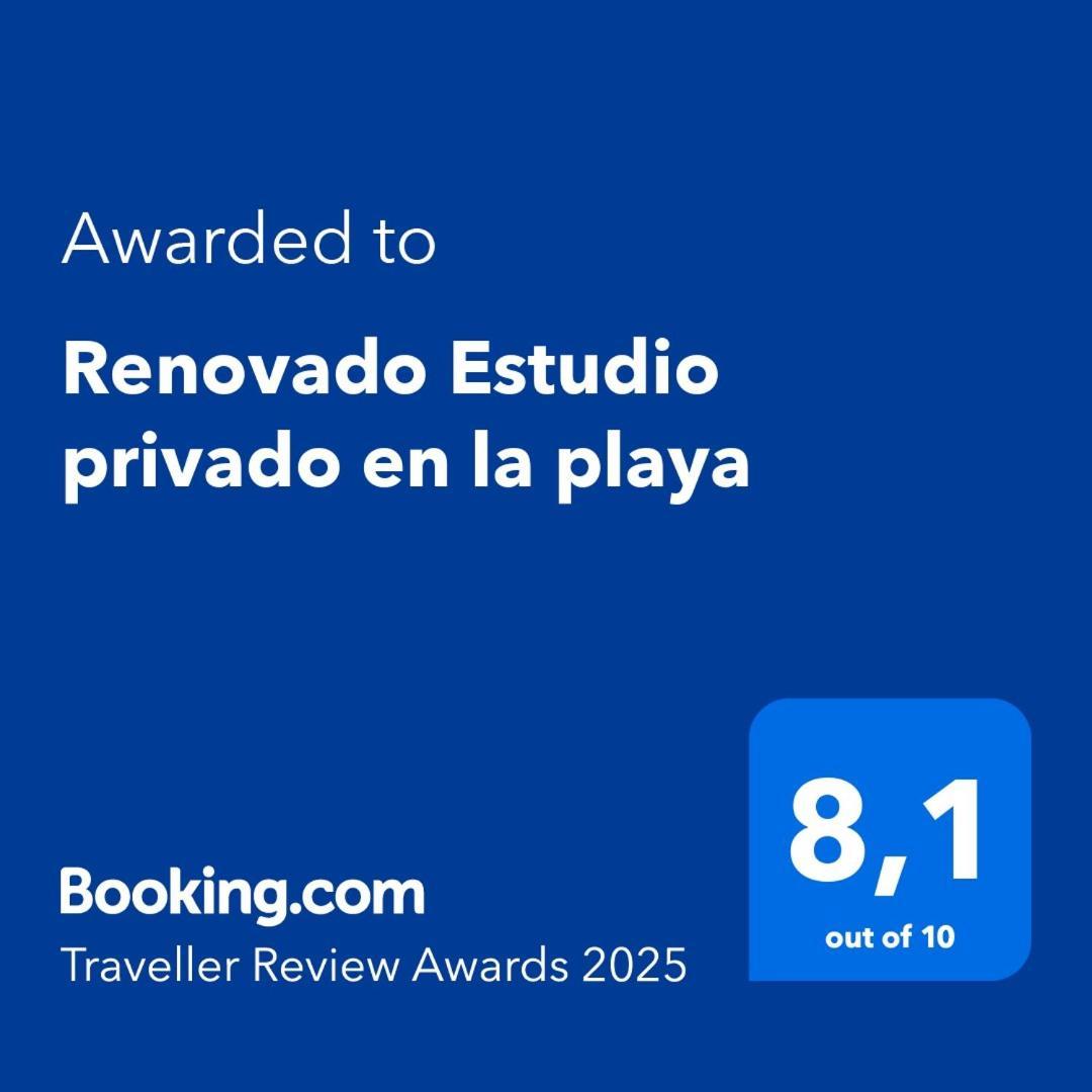 Renovado Estudio Privado En La Playa Valencia Exterior photo